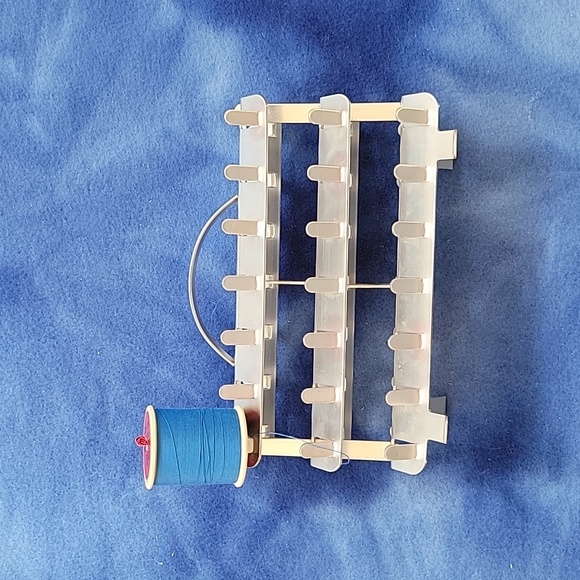Zierold Aluminum 42 Thread Spool Sewing Notion Caddy (thread not included - Picture 2 of 3
